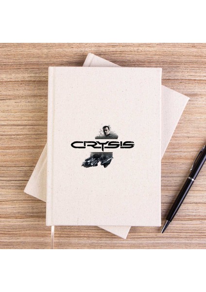Crysis Stain Warrior Çizgisiz Kanvas Defter Çizgisiz