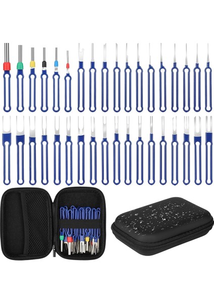 36PC Terminal Çıkarma Aracı Kiti Pimi Estraktor Aracı Terminal Ejektör Kiti Elektrik Tel Konektörü Pin Çektirme Aracı Kiti (Yurt Dışından)