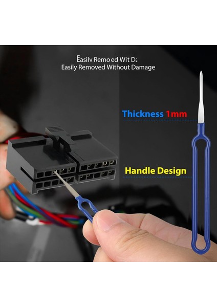 36PC Terminal Çıkarma Aracı Kiti Pimi Estraktor Aracı Terminal Ejektör Kiti Elektrik Tel Konektörü Pin Çektirme Aracı Kiti (Yurt Dışından) indirimleri