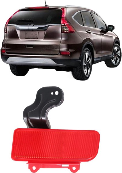 1 Çift Arka Tampon Reflektör Lambası Kapağı Bölme Arka Tampon Reflektörü 33505-T1W-A01 Honda Crv 2015-2016 Için 335555-T1W-A01 (Yurt Dışından) modelleri
