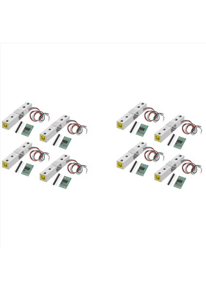 Dijital Yük Hücre Ağırlığı Sensörü-8 Setler 1kg Yük Hücre HX711 Ad Tartım Amplifikatör Modülü Basınç Sensörü Hücre Amplifikatörü (Yurt Dışından)