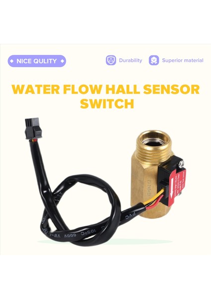 G1/2 Inç Su Akış Salonu Sensörü Anahtar Akış Ölçer Endüstriyel Türbin Akış Suyu Akış Sensörü Yf-B2 (Yurt Dışından) fırsatları