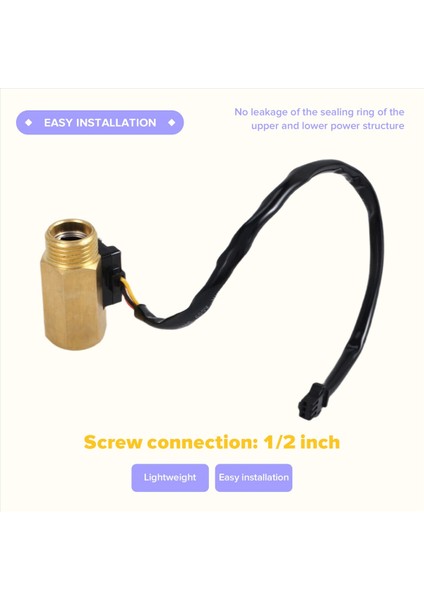 G1/2 Inç Su Akış Salonu Sensörü Anahtar Akış Ölçer Endüstriyel Türbin Akış Suyu Akış Sensörü Yf-B2 (Yurt Dışından) indirimleri