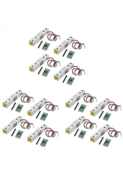 3x Dijital Yük Hücre Ağırlığı Sensörü-4 Setler 1kg Yük Hücre HX711 Ad Tartım Amplifikatör Modülü Basınç Sensörü Hücre Amplifikatörü (Yurt Dışından)