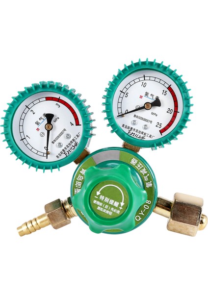 Oksijen Gaz Şişesi Regülatörleri O2 Basınç Inhaleri Asetilen Çift Gösterge Regülatörü Oksijen Tankı Regülatörü (Yurt Dışından)