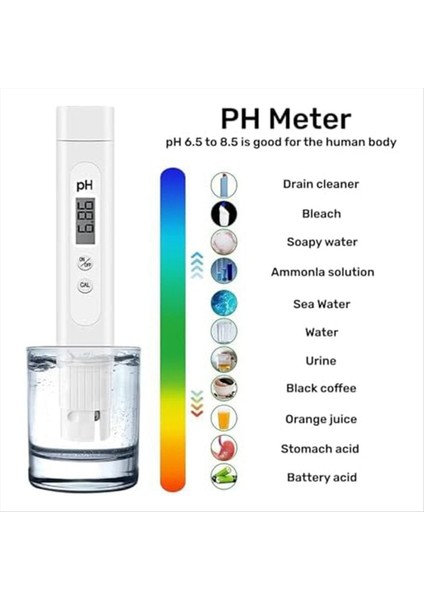 Dijital Su Si Test Cihazı 0-14PH Metre Tds Içme Suyu Havuzu Akvaryumu Için Sıcaklık Test Cihazı Otomatik Kalibrasyon (Yurt Dışından) indirimleri
