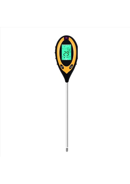 2x Toprak Ph Metre Toprak Test Cihazı 4&#39 Ü 1 Toprak Test Kiti Ph Nem Sıcaklığı Işık Su Test Cihazı ve Monitör Test Kitleri (Yurt Dışından)