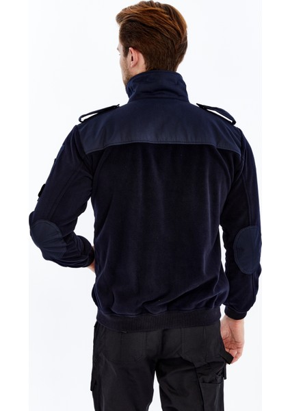 Erkek Polar Ceket Tam Fermuarlı 7 Cepli Siyah S-Gard Model modelleri