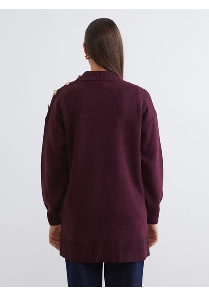 Yeni Sezon Dik Yaka Kadın Triko Tunik fırsatları