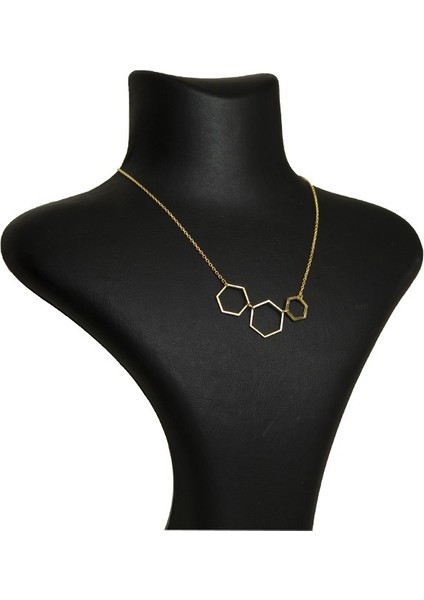 1773 İTÜ Üçlü Altıgen Kolye Gold fiyatları