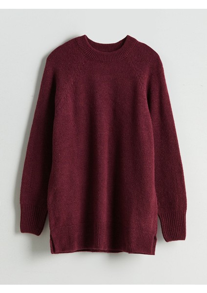 Yeni Sezon Bisiklet Yaka Oversize Kadın Triko Tunik indirimleri