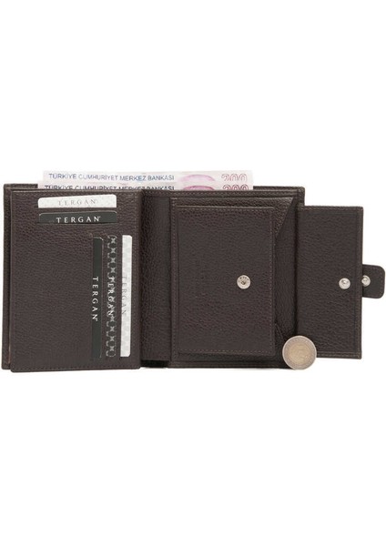 Kahve Hakiki Deri Erkek Cüzdan - S1CE00001577-A7P