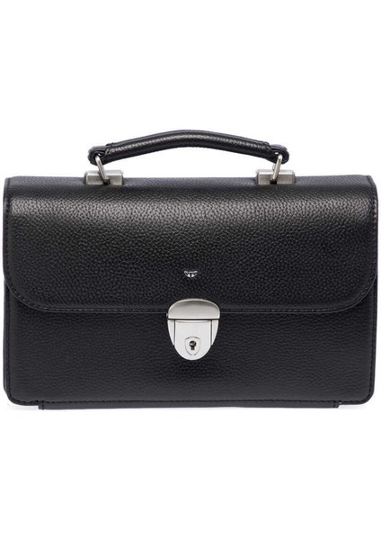 Siyah Hakiki Deri Erkek Portföy Çantası - S1PC00022154-A41