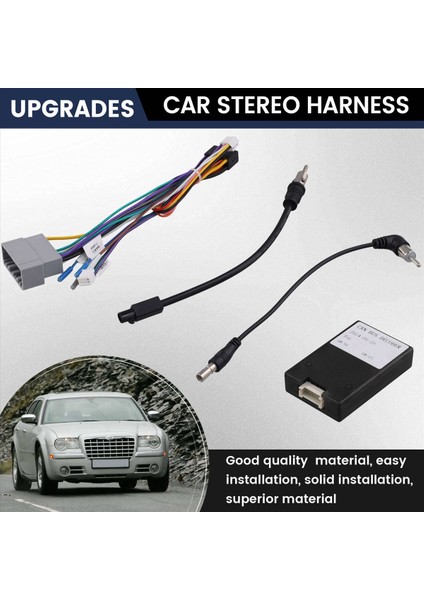 16 Pin Araba Android Stereo Kablo Kablo Dairesi Adaptör Protokol Kutusu Chrysler 300C Jeep Grand Cherokee (Yurt Dışından) fırsatları