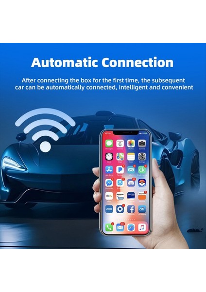 Araba Aı Kutusu 2 Arada Kablosuz Carplay Android Otomatik Adaptörü Araba Akıllı Aı Kutu Araç Kablosuz Kablosuz Carplay Kablolu Carplay (Yurt Dışından)