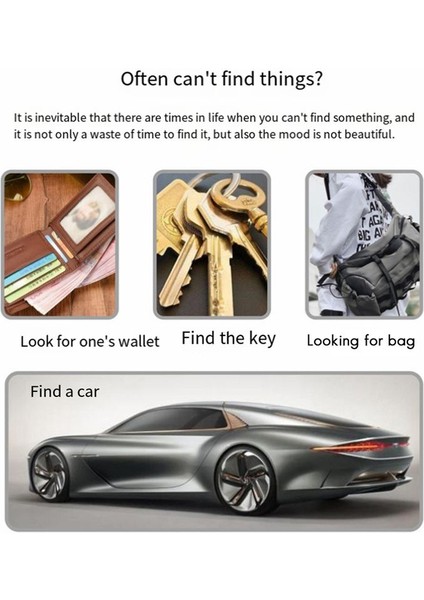 Kablosuz Mini Gps Tracker Anti Lost Alarm Anti Alarm Kilit Çocuk Çantası Cüzdan Bulucu Uygulaması Gps Iphone/android-White Için Akıllı Etiket Kayıt (Yurt Dışından) modelleri