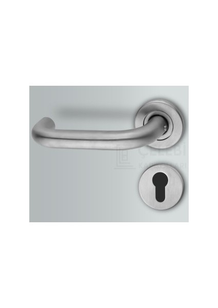 U Kol Paslanmaz Yale Kapı Kolu