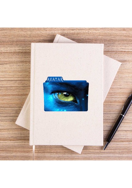 Avatar The Way Of Water Blue Line Çizgisiz Kanvas Defter Çizgisiz