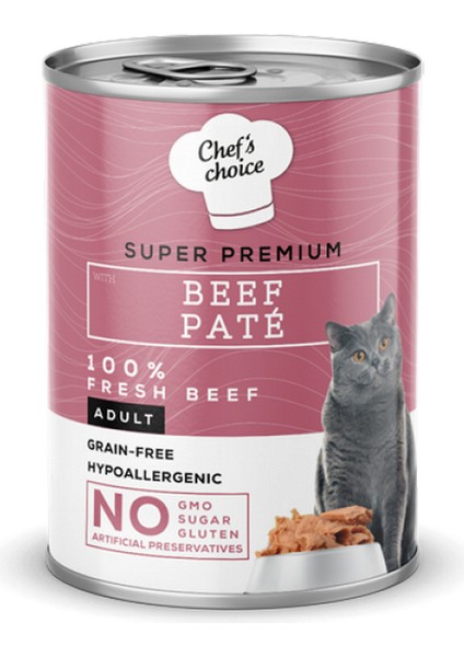 Mtxdpn Chefs Choice 400 Gr X 12 Adet Yetişkin Kediler İçin, Tahılsız, Hipoalerjenik, Sığır Etli Ezme modelleri