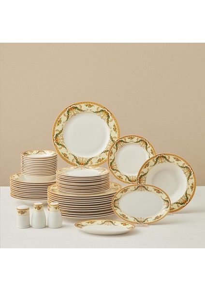 Forever Bone Orlando 53 Parça 12 Kişilik Yemek Takımı