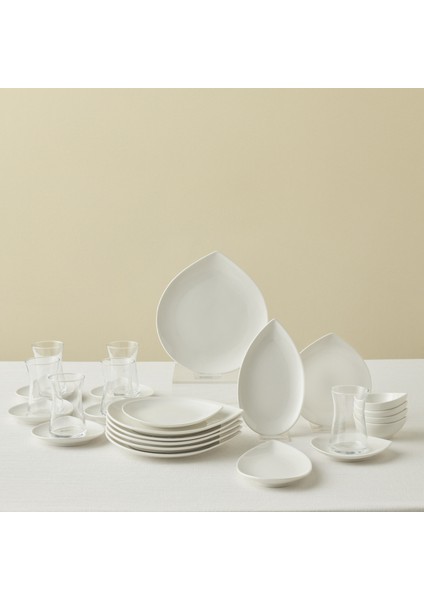 Forever Bone Solta 26 Parça 6 Kişilik Kahvaltı Takımı