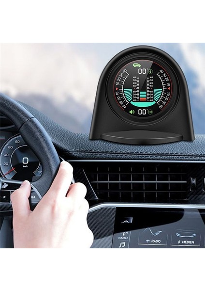 X94 Araba Hud Dijital Inklinometre Klinometre 4X4GPS Off-Road Otomatik Artış Rulo Açısı Akıllı Kafa Yukarı Ekran Eğim Ölçer (Yurt Dışından) fiyatları