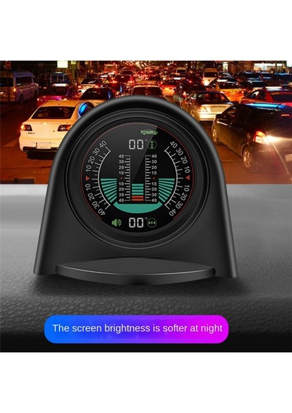 X94 Araba Hud Dijital Inklinometre Klinometre 4X4GPS Off-Road Otomatik Artış Rulo Açısı Akıllı Kafa Yukarı Ekran Eğim Ölçer (Yurt Dışından) modelleri