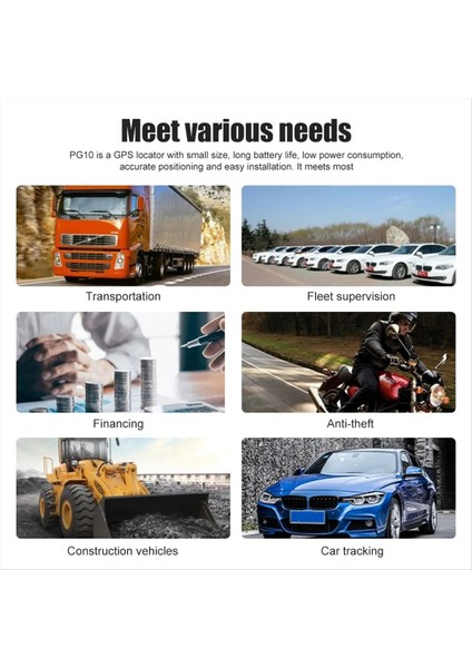 Pg-10 Mini Araba Gps Tracker Aracı Gps Bulucu Pet Pet Çocuk Anti-Lost Izleme Cihazı Uygulama Kontrol Ses Kaydı (B) (Yurt Dışından) fiyatları