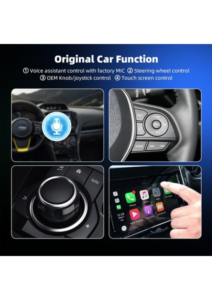 Android Otomatik Adaptör Aı Akıllı Kutu Araba Akıllı Sistemler Için 2in1 Kablosuz Carplay Dongle Kablosuz (Yurt Dışından) indirimleri
