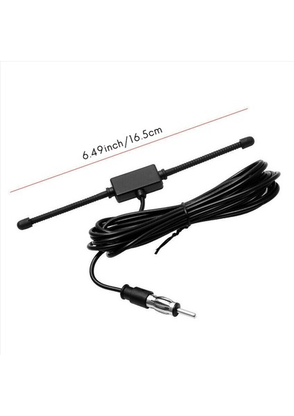 1x Siyah Evrensel Araba Tekne Stereo Am Fm Dipol Anten Yapıştırıcı Montaj Cam Anten Radyo Anteni (Yurt Dışından) fiyatları