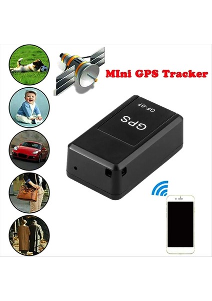 GF07 Manyetik Mini Gps Gerçek Zamanlı Araç Bulucu Tracker Gsm/gprs Izleme Cihazı (Yurt Dışından)