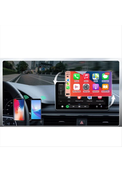 2 Araba Android Auto Dongle Fiş ve Oynat Kablosuz Carplay Adaptörü Wifi Bluetooth 5 0 Hızlı Bağlantı Akıllı Aı Kutusu (Yurt Dışından) modelleri