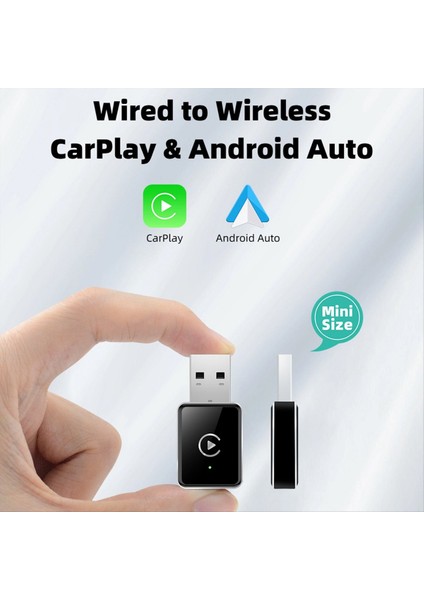 2 Araba Android Auto Dongle Fiş ve Oynat Kablosuz Carplay Adaptörü Wifi Bluetooth 5 0 Hızlı Bağlantı Akıllı Aı Kutusu (Yurt Dışından) indirimleri