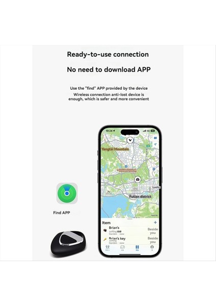 Apple Airtag Için Kablosuz Bluetooth Gps Tracker Tracker Waterproof Anti Kayıp Hatırlatma Cihazı Araba Key Pet Kids Finder Black (Yurt Dışından) indirimleri