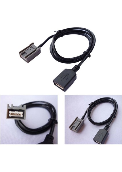 1 Adet Araba Aux USB Kablo Adaptörü Dişi Bağlantı Noktası Uzatma Kablosu ve 4 Adet Fren Debriyaj Pedalı Durdurucu Ped (Yurt Dışından) indirimleri