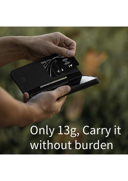 Aiyato Ince Cüzdan Kart Tracker Magnicy Şarj Gps Akıllı Etiketi Apple Için App Ios Keys Bavul Çantası Bulucu Bulun (Yurt Dışından) fırsatları