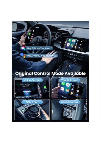 3&#39 Ü 1 Arada Kablosuz Carplay &amp Android Auto Mini Adaptör Araç Şarj Cihazı Wifi Bt Bağlantı Fişi ve Oynat Evrensel Kutusu (Yurt Dışından) fırsatları