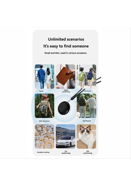 4 Pcs Gps Tracker Anahtar Bulucu Bluetooth Akıllı Tag Mini Gps Tracker Pet Anahtar Çanta Bulucu Ios Black Için Airtag (Yurt Dışından) fiyatları