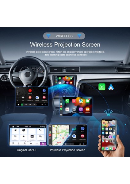 2&#39 De 1 Kablosuz Carplay Adaptörü Android Otomatik Kutusu Kablolu Kablosuz Dongle Aı Kutusuna Dönüştürün Wifi Fiş ve Oynat Bluetooth (Yurt Dışından) modelleri