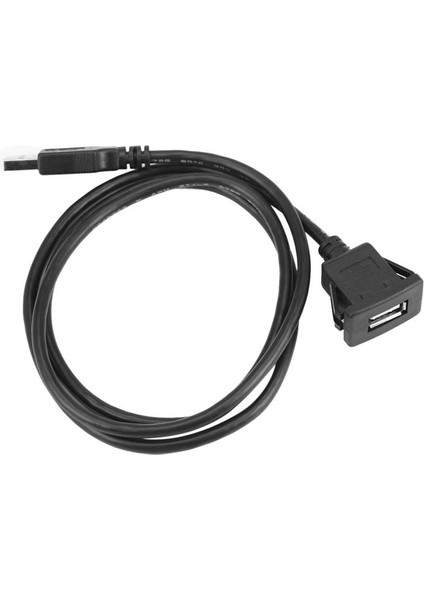 4x Araba Çizgi Tahtası Floş USB Montajı Erkek - Kadın Soketi Uzatma Paneli Kablosu 1m (Yurt Dışından) fırsatları