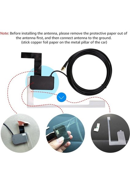Dab USB Android Araba Radyosu Plus Anten Amplifikatör Alıcı Otomatik Tuner Kutu Adaptör Sinyali Booster Dongle Modülü Stereo Için (Yurt Dışından) indirimleri