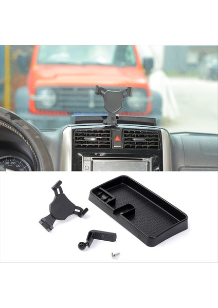 Suzuki Jimny Için 2007-2017 Araba Gösterge Tablosu Telefon Montaj Braket Tutucu Saklama Kutusu Aksesuarları (Yurt Dışından) fiyatları