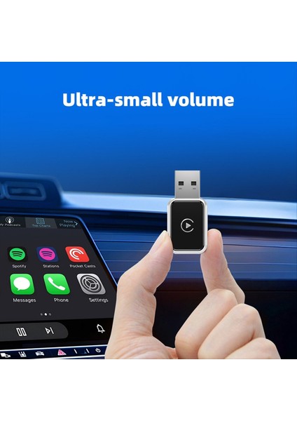 Iphone Için Kablosuz Carplay Adaptörü Kablosuz&#39 A Kablosuz Kabloya Kablosuz Kabloya Dönüştürün Aı Kutusu (Yurt Dışından) fırsatları