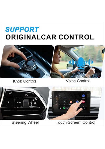 2 Arada Çift Arayüz Kablosuz Carplay/android Otomatik Kablosuz Carplay Adaptörü Akıllı Mini Kutu Fast Hızlı Bağlantı Evrensel (Yurt Dışından) modelleri