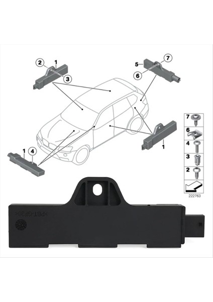Araba Için Anahtarsız Giriş Anten Şablonu 65209220832 9220832 DB0004 Bmw B48 Anahtarsız Giriş Anten Modülü Için Uygun (Yurt Dışından)