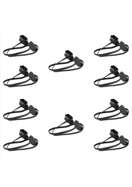 10X Araba Dirseği Obd2 16 Pin Erkek Ila Dişi Düz Tanı Uzatma Kablosu Konnektörü Konektörü (Yurt Dışından)