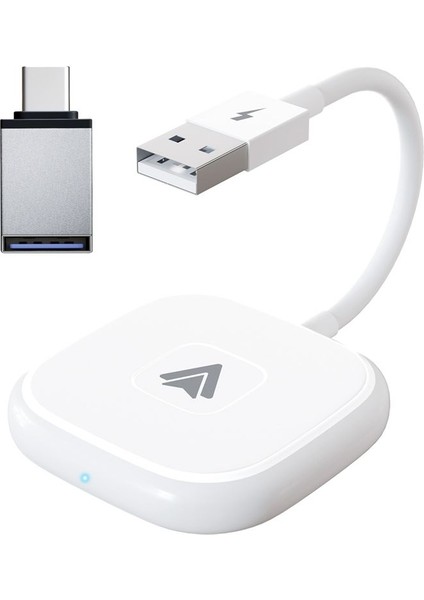 Kablosuz Android Otomatik Adaptör Kablosuz Android Auto Dongle Android Otomatik Kablosuz Adaptör Tak ve Oynatma (Yurt Dışından)