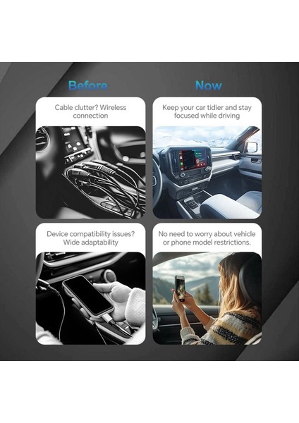 Araba Kablosuz Carplay &amp Android Otomatik Kutu 2in1 Kablosuz Dongle Fiş ve Oynat Mini Aı Kutusu Android Otomatik Car Carplay Adaptör (Yurt Dışından) indirimleri