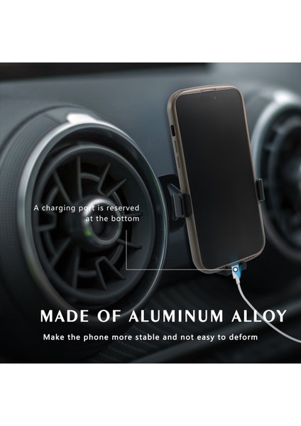 For-Audi A3 8V S3 2014-2019 Cep Telefonu Tutucu Mobil Braket Araba Montaj Aksesuarları Siyah (Yurt Dışından) indirimleri