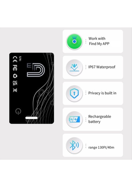 Ince Cüzdan Kart Tracker Kablosuz Şarj Gps Akıllı Etiket Apple Için Uygulamamı Bul Ios Keys Bavul Çantası Bulucu (Yurt Dışından) fırsatları